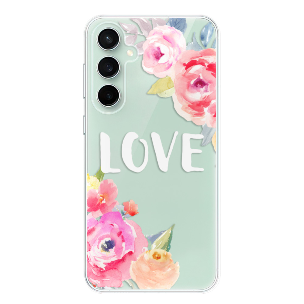 Odolné silikónové puzdro iSaprio - Love - Samsung Galaxy S23 FE