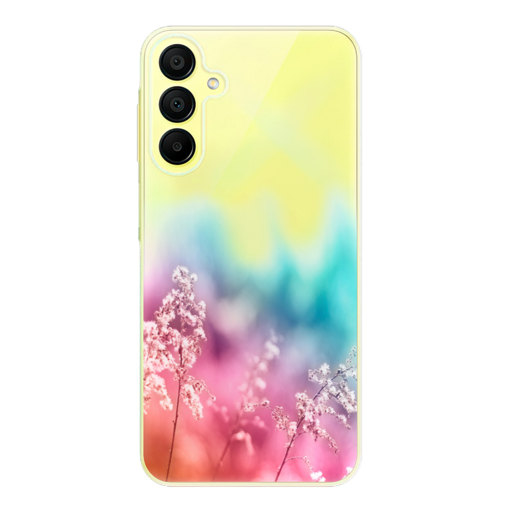 Odolné silikónové puzdro iSaprio - Rainbow Grass - Samsung Galaxy A15 / A15 5G