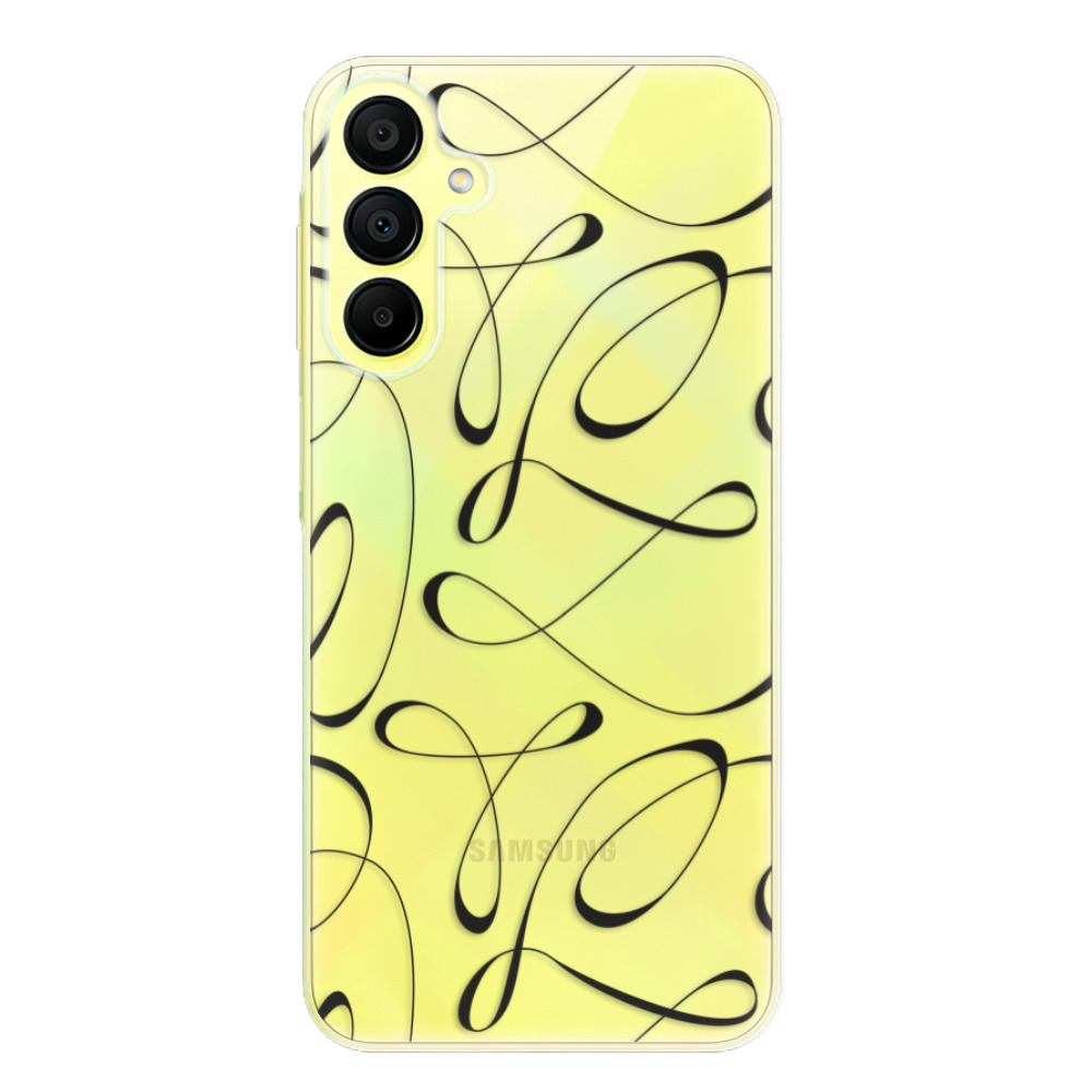 Odolné silikónové puzdro iSaprio - Fancy - black - Samsung Galaxy A15 / A15 5G