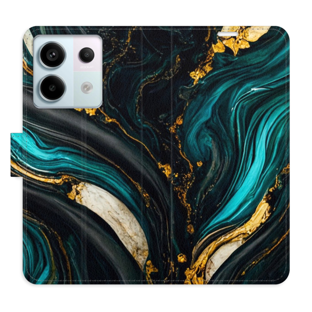 Flipové puzdro iSaprio - Dark Paint - Xiaomi Redmi Note 13 Pro 5G / Poco X6 5G