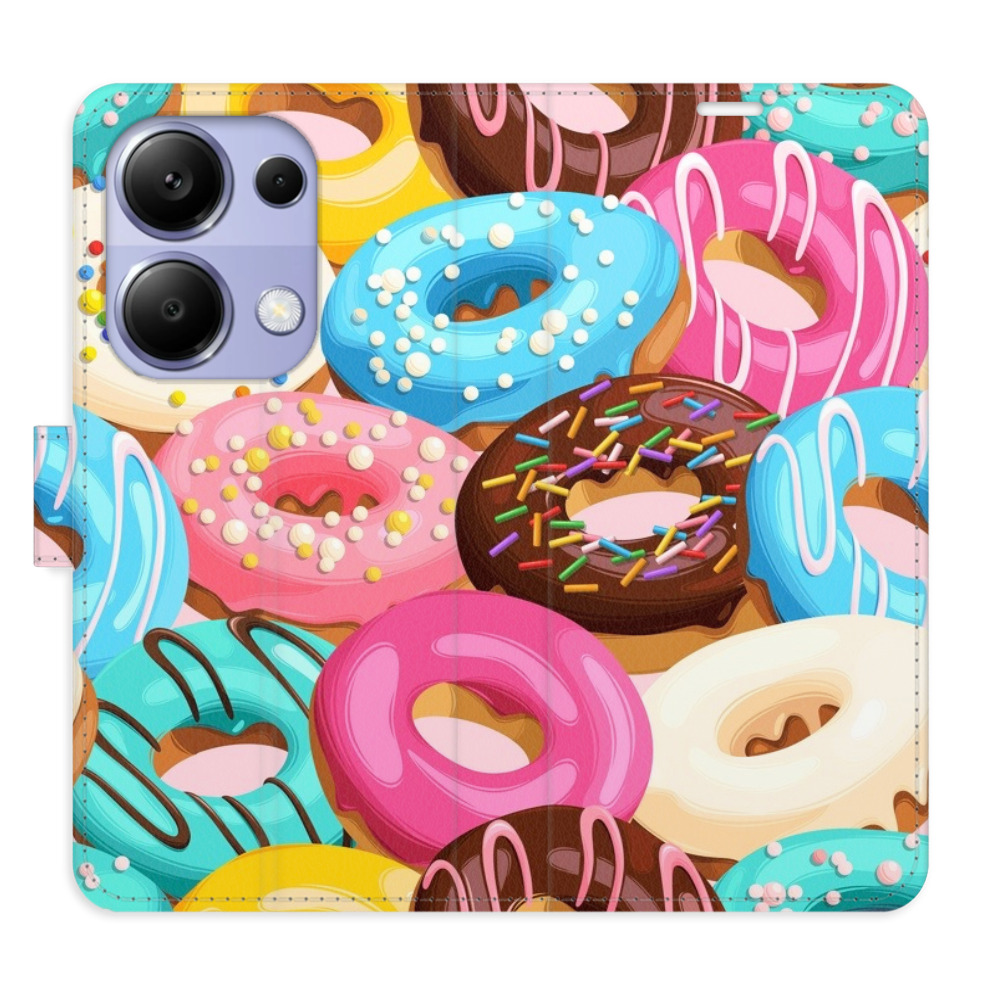 Flipové puzdro iSaprio - Donuts Pattern 02 - Xiaomi Redmi Note 13 Pro