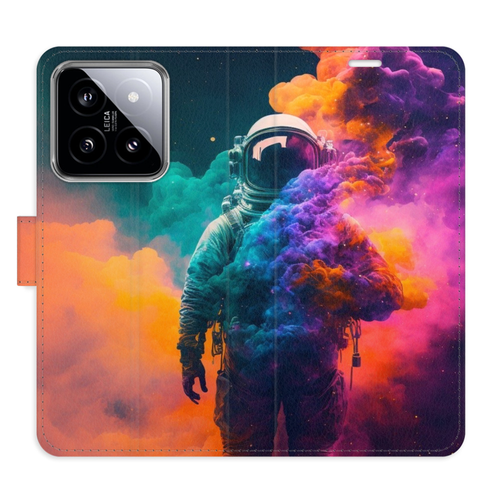 Flipové puzdro iSaprio - Astronaut in Colours 02 - Xiaomi 14