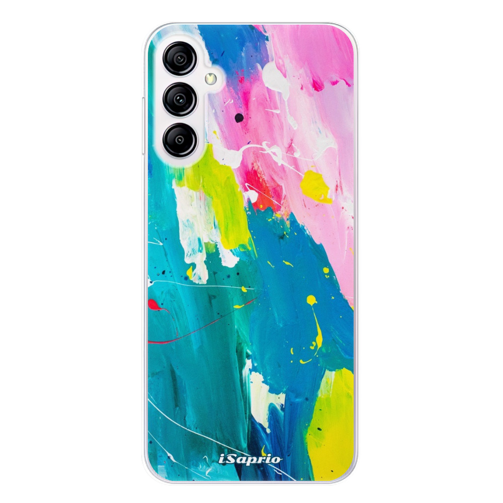 Odolné silikónové puzdro iSaprio - Abstract Paint 04 - Samsung Galaxy A14 / A14 5G
