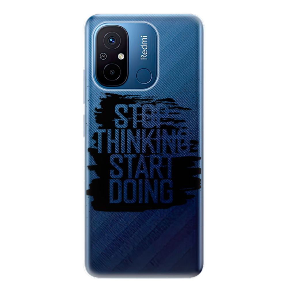 Odolné silikónové puzdro iSaprio - Start Doing - black - Xiaomi Redmi 12C