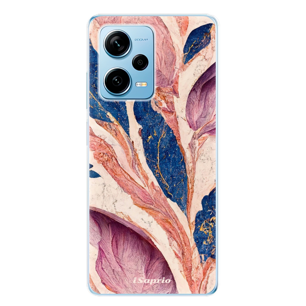 Odolné silikónové puzdro iSaprio - Purple Leaves - Xiaomi Redmi Note 12 Pro 5G / Poco X5 Pro 5G