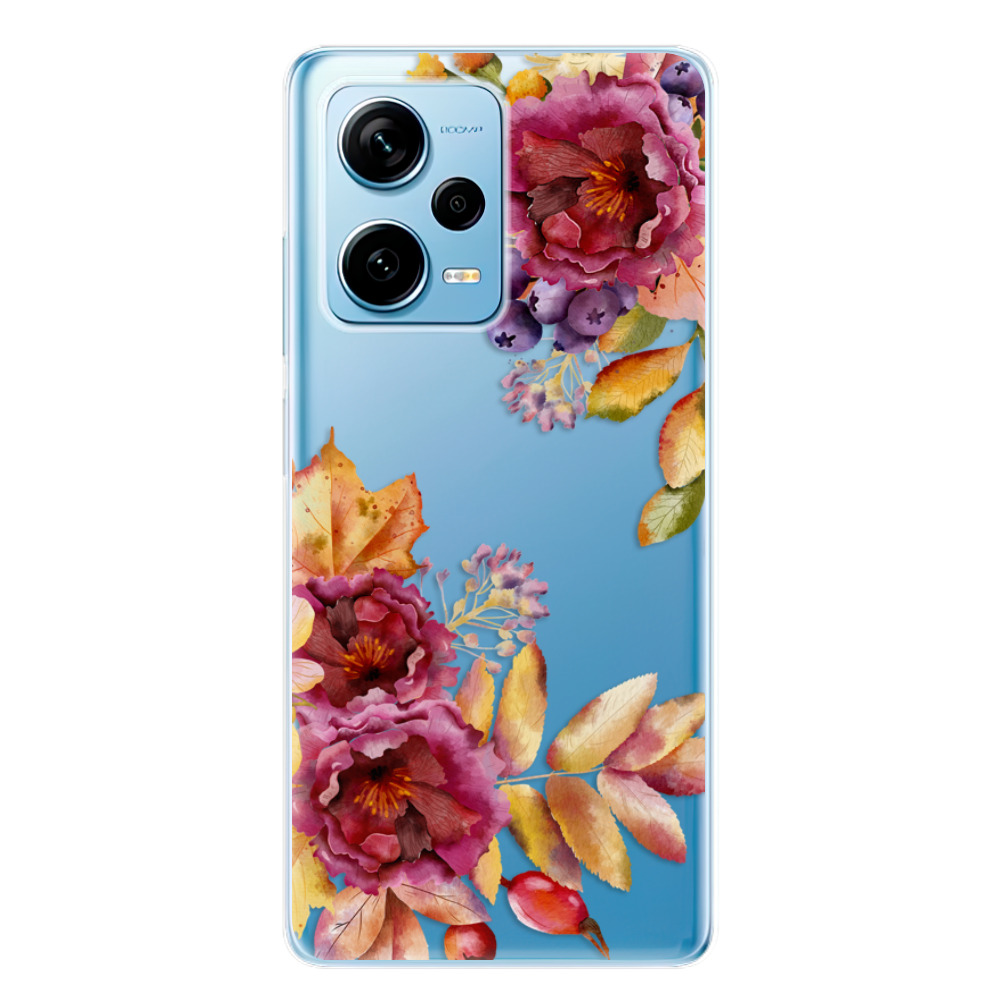 Odolné silikónové puzdro iSaprio - Fall Flowers - Xiaomi Redmi Note 12 Pro 5G / Poco X5 Pro 5G