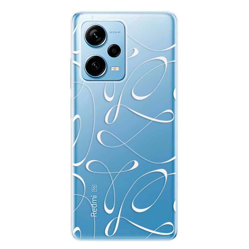 Odolné silikónové puzdro iSaprio - Fancy - white - Xiaomi Redmi Note 12 Pro+ 5G
