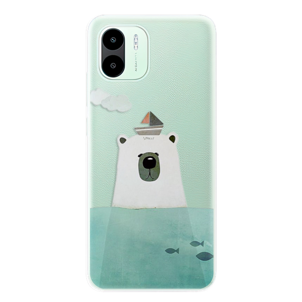 Odolné silikónové puzdro iSaprio - Bear With Boat - Xiaomi Redmi A1 / A2