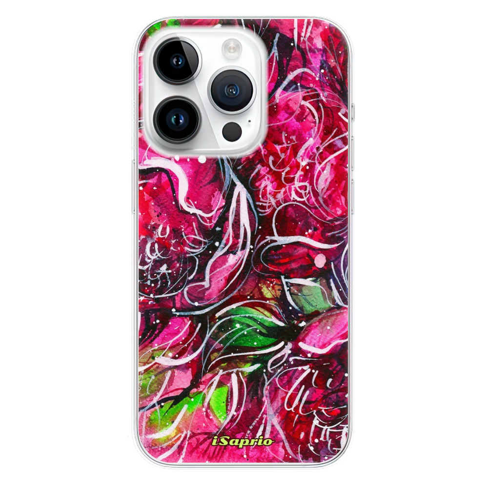 Odolné silikónové puzdro iSaprio - Burgundy - iPhone 15 Pro