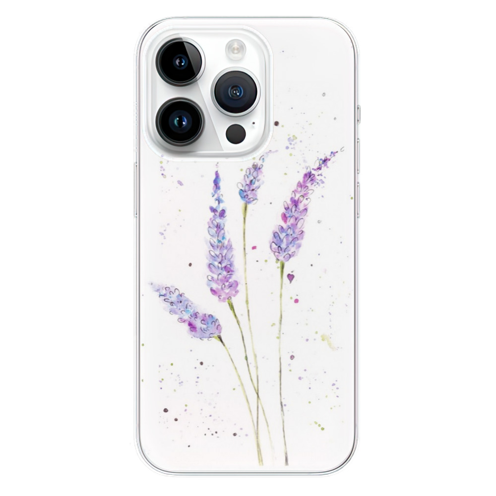 Odolné silikónové puzdro iSaprio - Lavender - iPhone 15 Pro