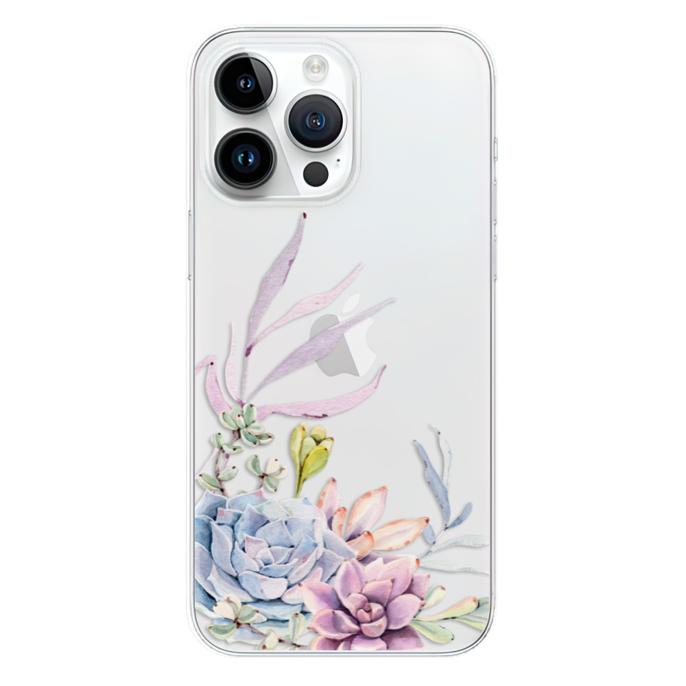 Odolné silikónové puzdro iSaprio - Succulent 01 - iPhone 15 Pro Max