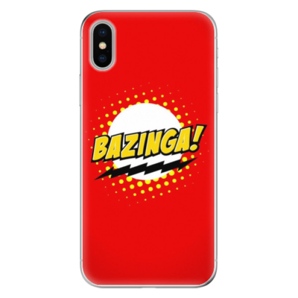 Odolné silikónové puzdro iSaprio - Bazinga 01 - iPhone X