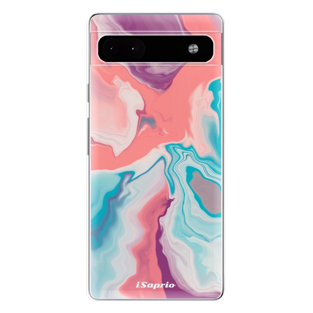 Odolné silikónové puzdro iSaprio - New Liquid - Google Pixel 6a 5G