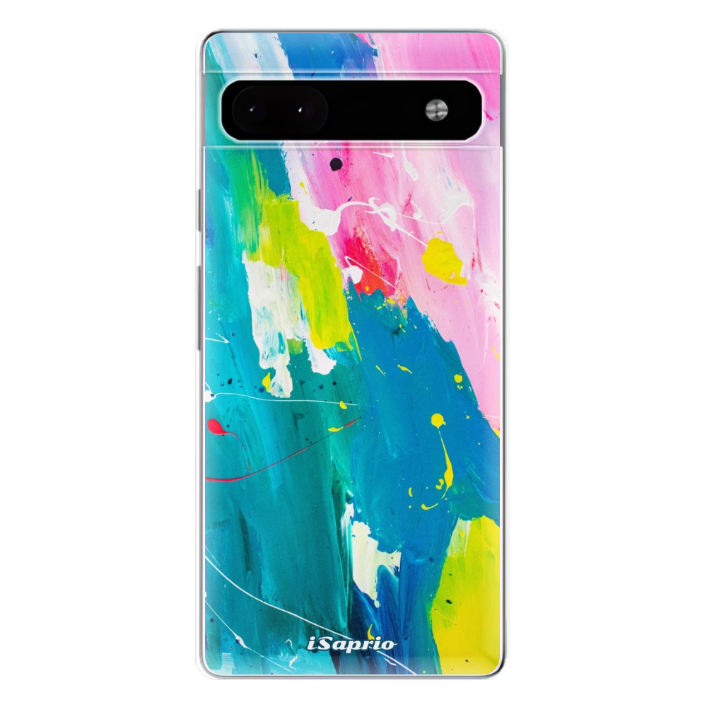 Odolné silikónové puzdro iSaprio - Abstract Paint 04 - Google Pixel 6a 5G
