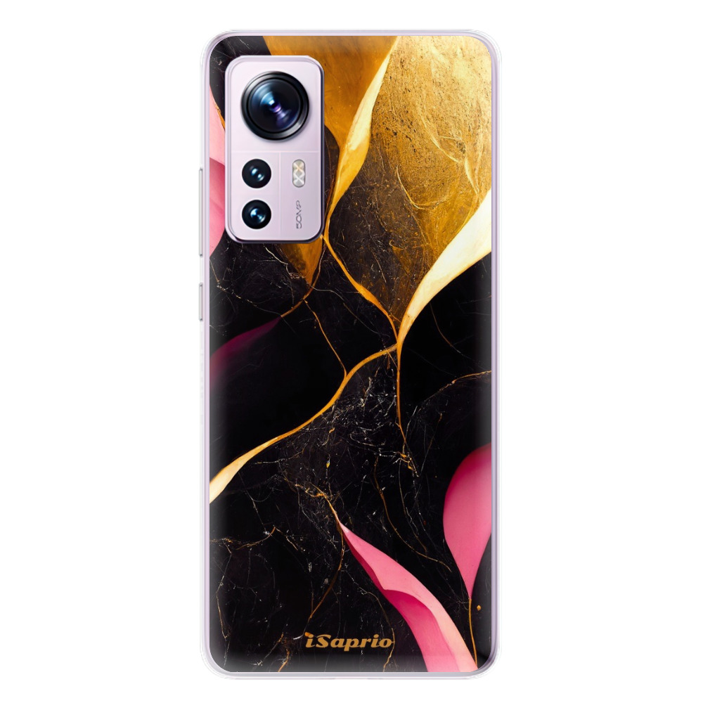 Odolné silikónové puzdro iSaprio - Gold Pink Marble - Xiaomi 12 / 12X