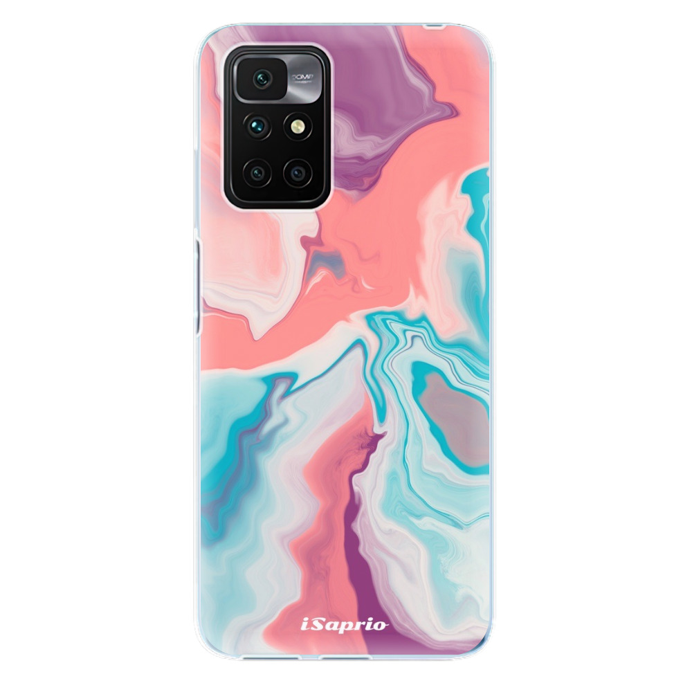 Odolné silikónové puzdro iSaprio - New Liquid - Xiaomi Redmi 10