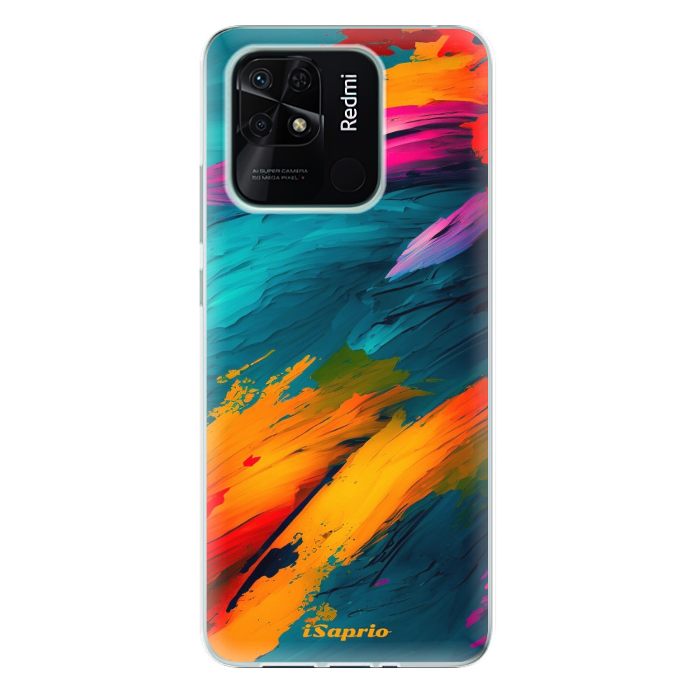 Odolné silikónové puzdro iSaprio - Blue Paint - Xiaomi Redmi 10C