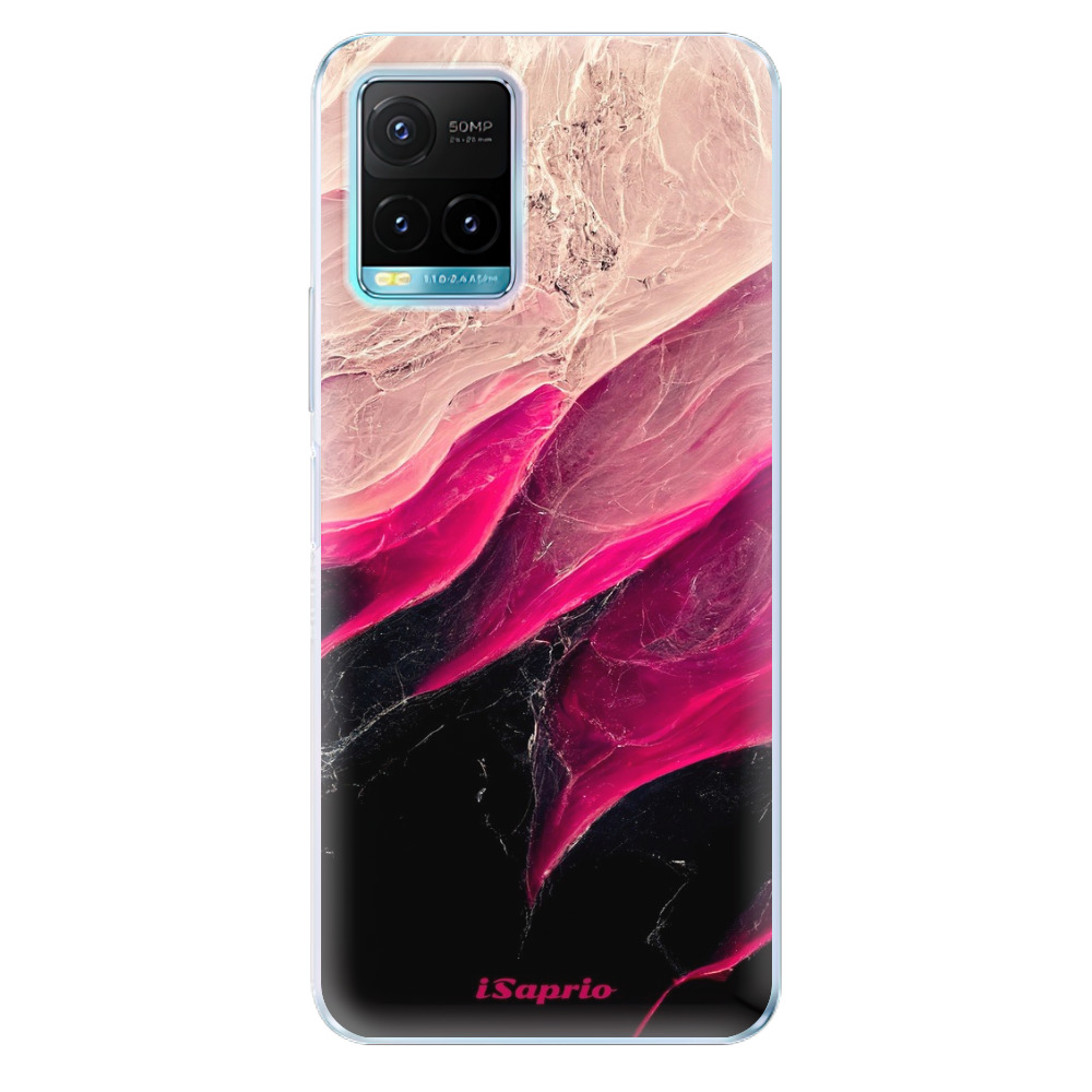 Odolné silikónové puzdro iSaprio - Black and Pink - Vivo Y21 / Y21s / Y33s
