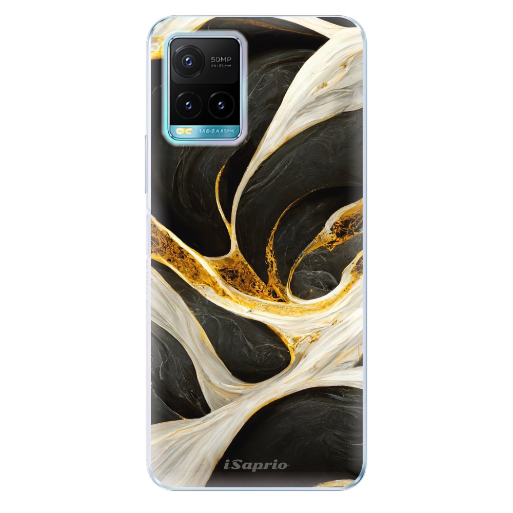 Odolné silikónové puzdro iSaprio - Black and Gold - Vivo Y21 / Y21s / Y33s