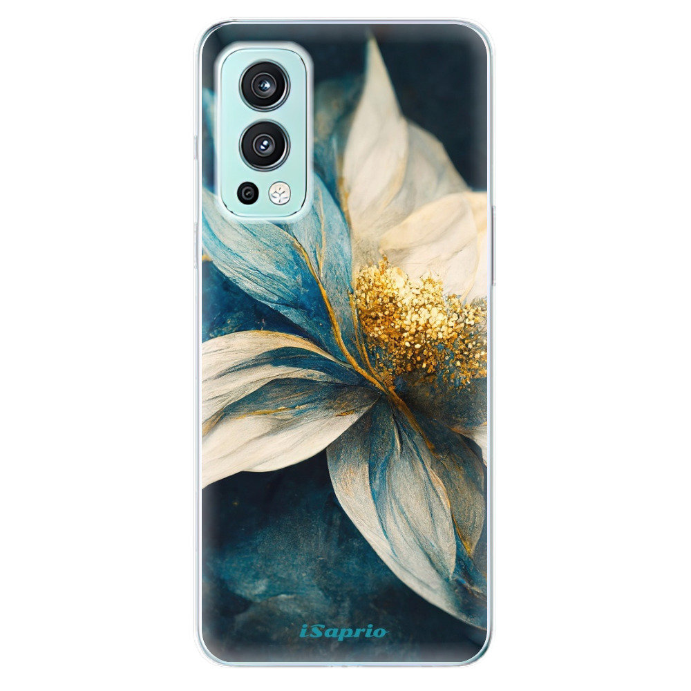 Odolné silikónové puzdro iSaprio - Blue Petals - OnePlus Nord 2 5G