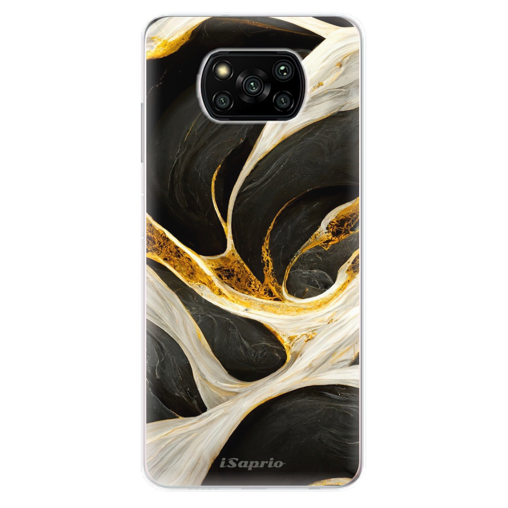 Odolné silikónové puzdro iSaprio - Black and Gold - Xiaomi Poco X3 Pro / X3 NFC