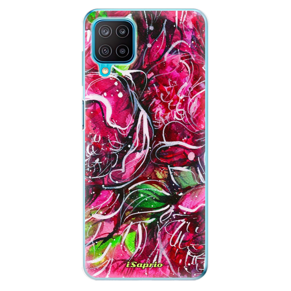 Odolné silikónové puzdro iSaprio - Burgundy - Samsung Galaxy M12