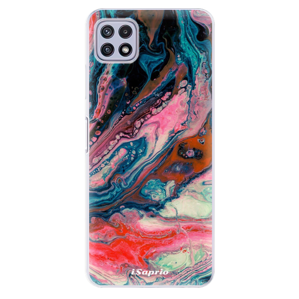 Odolné silikónové puzdro iSaprio - Abstract Paint 01 - Samsung Galaxy A22 5G