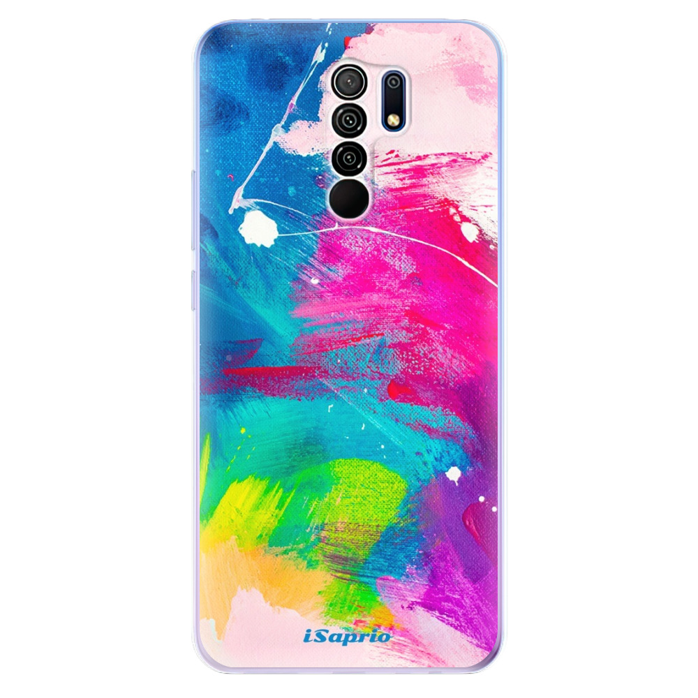 Odolné silikónové puzdro iSaprio - Abstract Paint 03 - Xiaomi Redmi 9