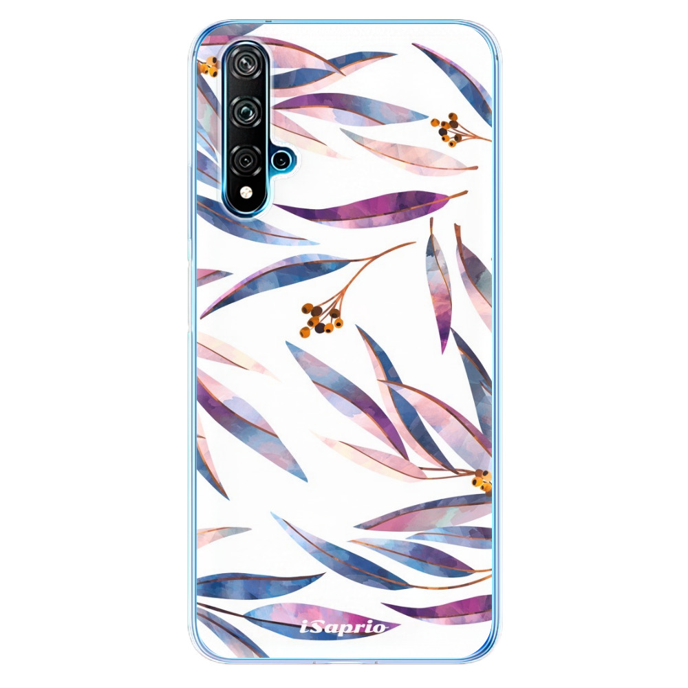 Odolné silikónové puzdro iSaprio - Eucalyptus - Huawei Nova 5T