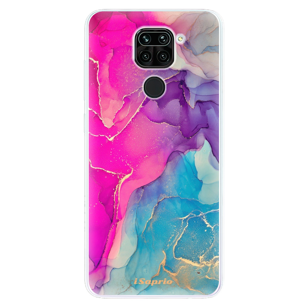 Odolné silikónové puzdro iSaprio - Purple Ink - Xiaomi Redmi Note 9