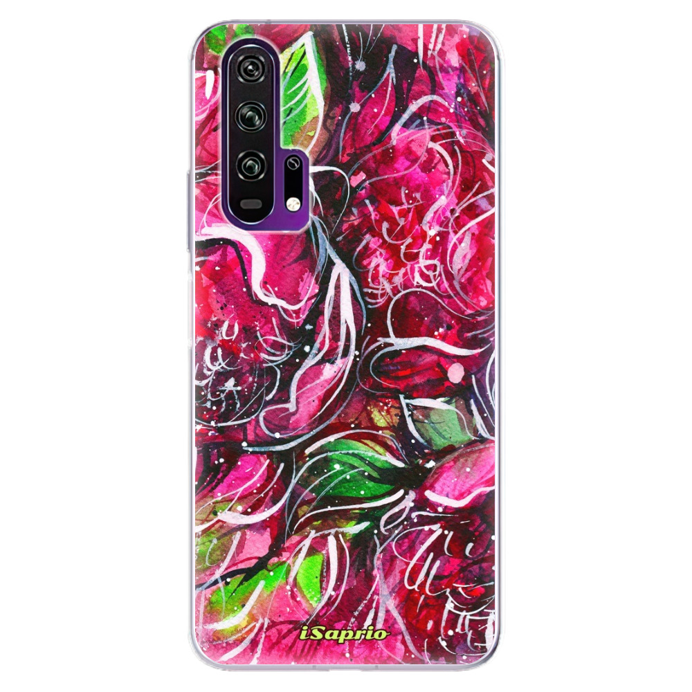 Odolné silikónové puzdro iSaprio - Burgundy - Honor 20 Pro