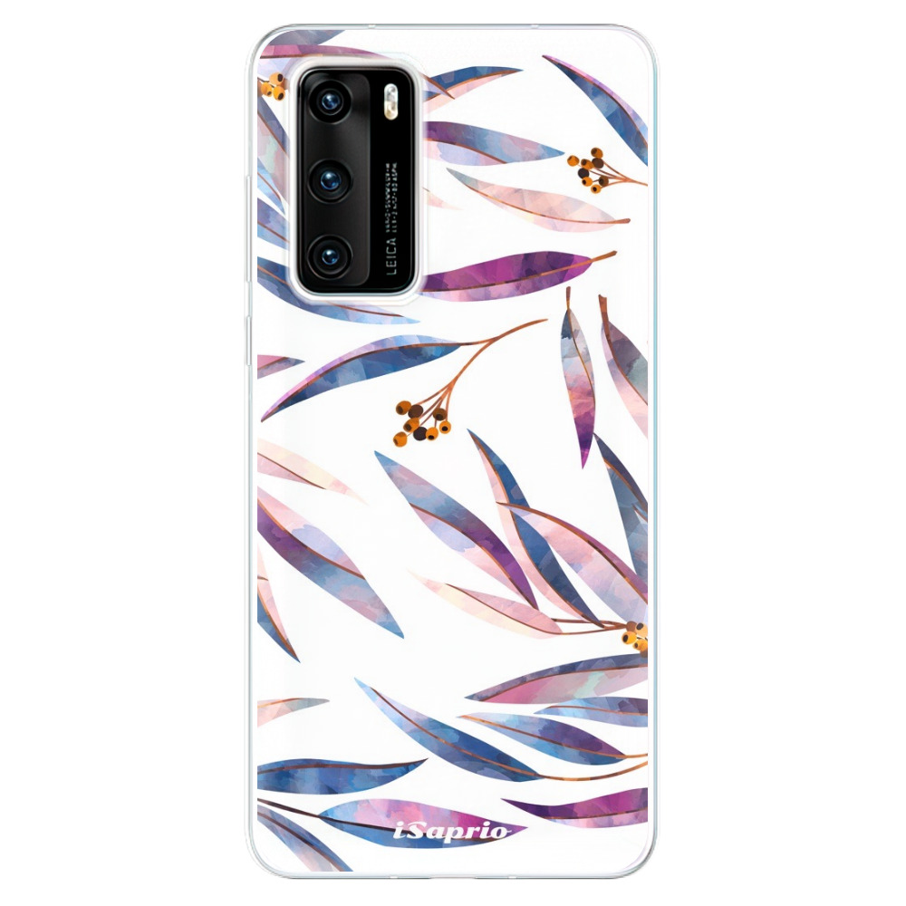 Odolné silikónové puzdro iSaprio - Eucalyptus - Huawei P40