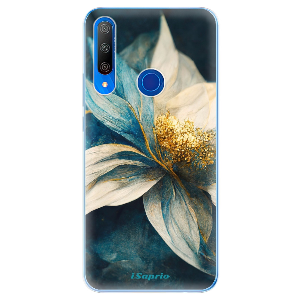 Odolné silikónové puzdro iSaprio - Blue Petals - Huawei Honor 9X