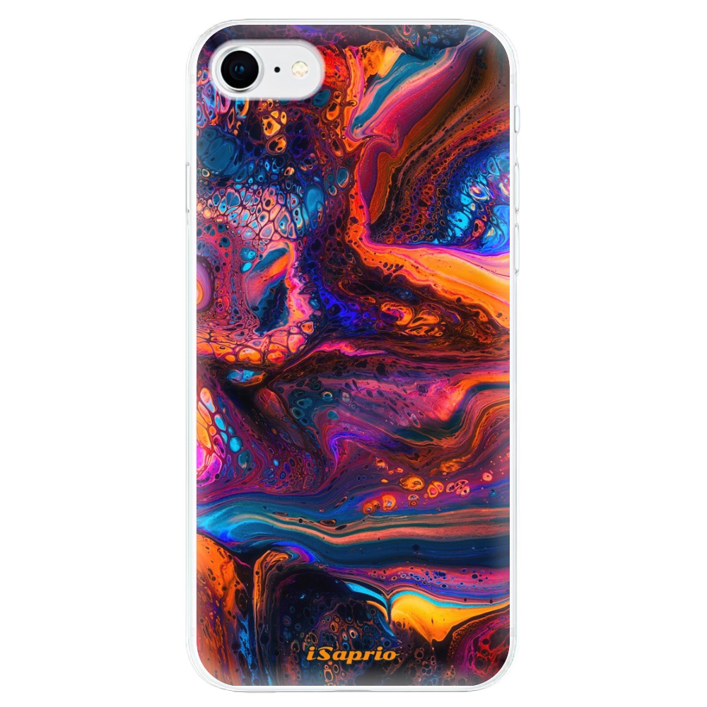 Odolné silikónové puzdro iSaprio - Abstract Paint 02 - iPhone SE 2020