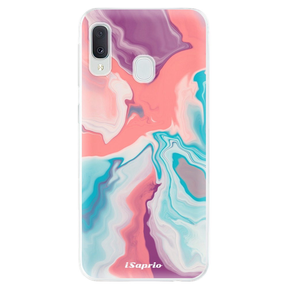 Odolné silikónové puzdro iSaprio - New Liquid - Samsung Galaxy A20e
