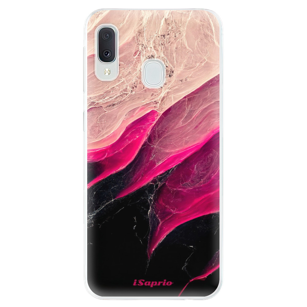 Odolné silikónové puzdro iSaprio - Black and Pink - Samsung Galaxy A20e