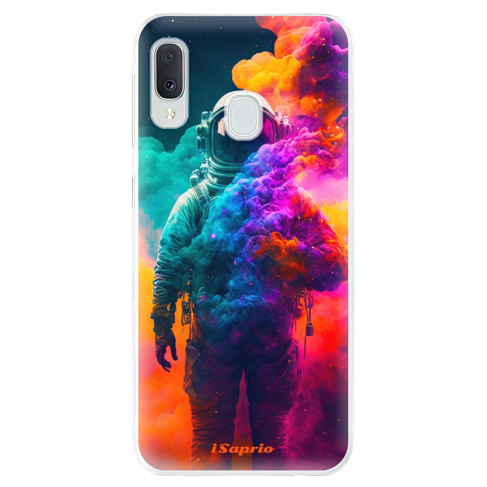 Odolné silikónové puzdro iSaprio - Astronaut in Colors - Samsung Galaxy A20e