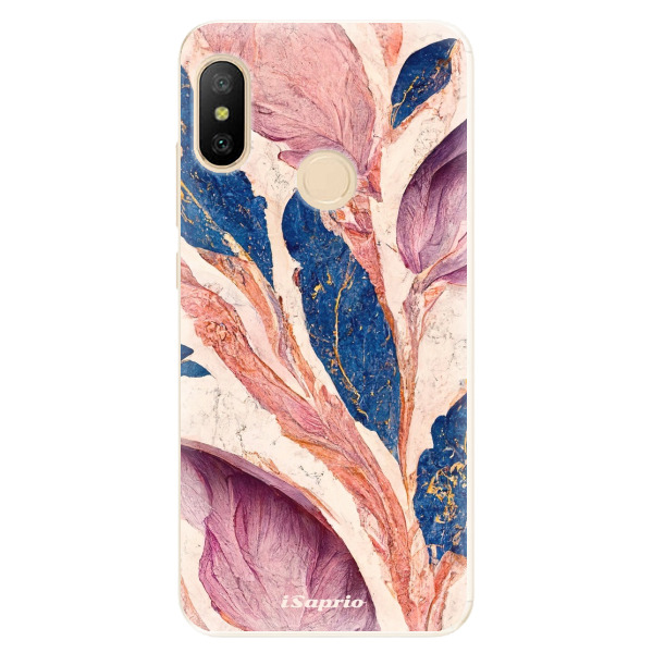 Odolné silikónové puzdro iSaprio - Purple Leaves - Xiaomi Mi A2 Lite