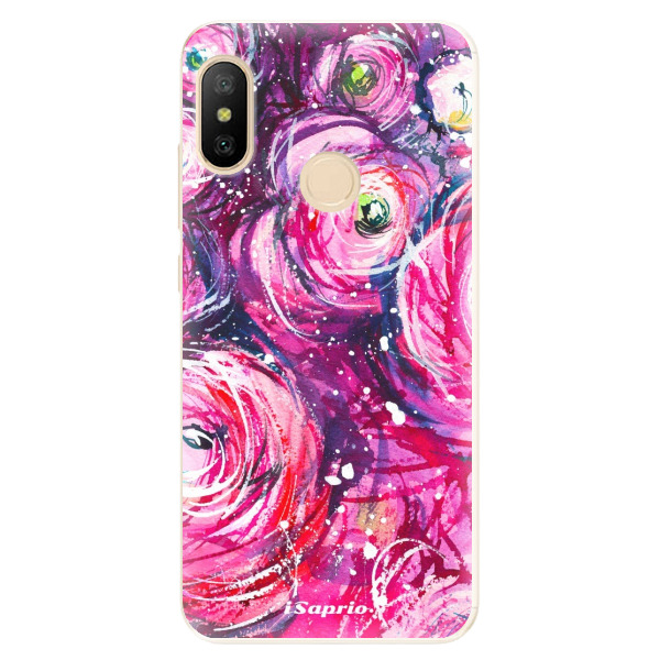 Odolné silikónové puzdro iSaprio - Pink Bouquet - Xiaomi Mi A2 Lite