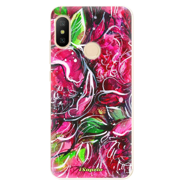 Odolné silikónové puzdro iSaprio - Burgundy - Xiaomi Mi A2 Lite