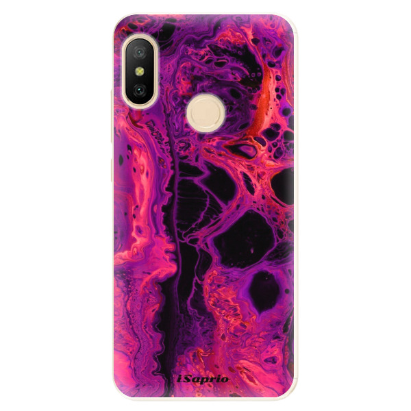 Odolné silikónové puzdro iSaprio - Abstract Dark 01 - Xiaomi Mi A2 Lite