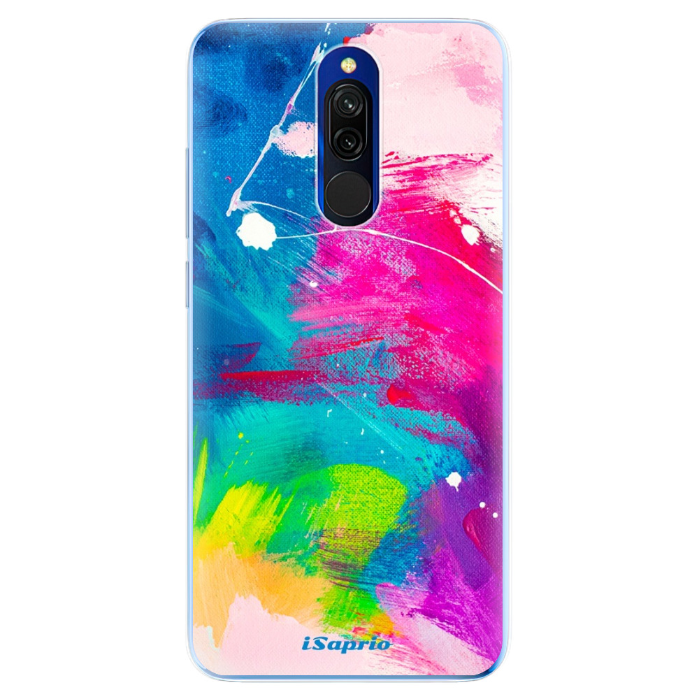 Odolné silikónové puzdro iSaprio - Abstract Paint 03 - Xiaomi Redmi 8