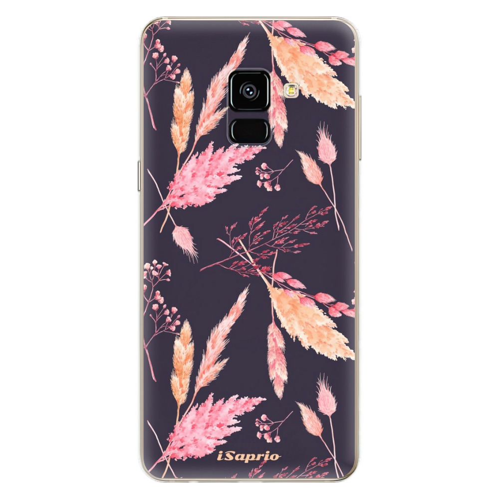 Odolné silikónové puzdro iSaprio - Herbal Pattern - Samsung Galaxy A8 2018