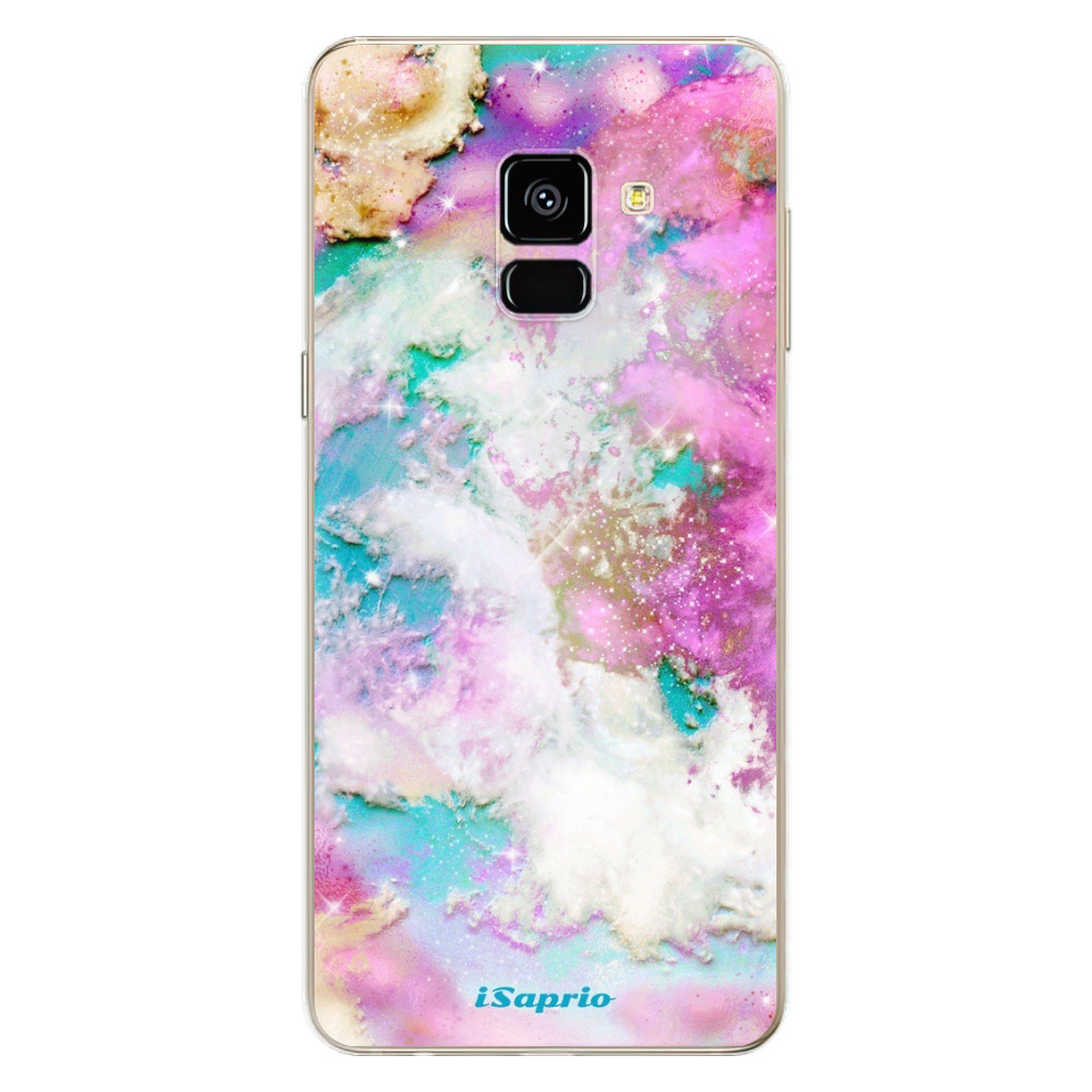 Odolné silikónové puzdro iSaprio - Galactic Paper - Samsung Galaxy A8 2018