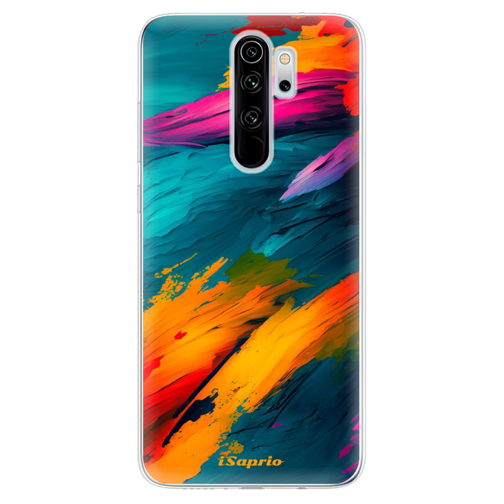 Odolné silikónové puzdro iSaprio - Blue Paint - Xiaomi Redmi Note 8 Pro