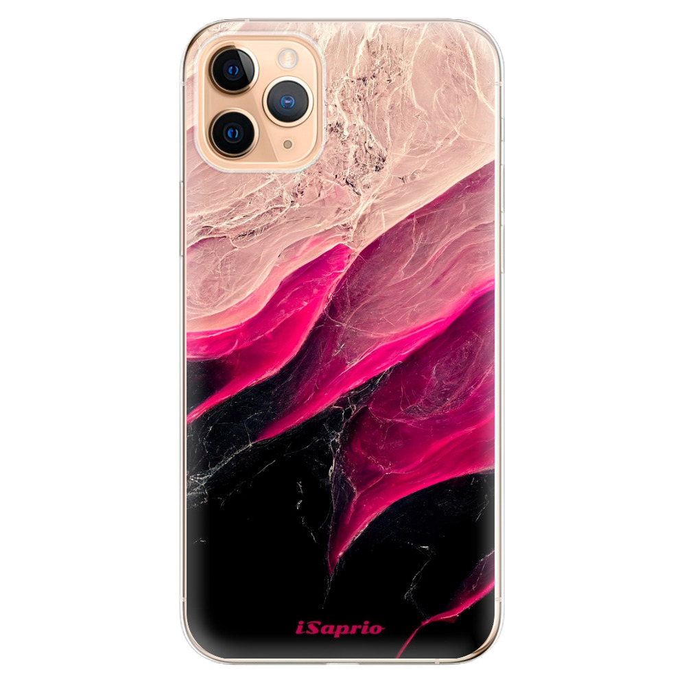 Odolné silikónové puzdro iSaprio - Black and Pink - iPhone 11 Pro Max