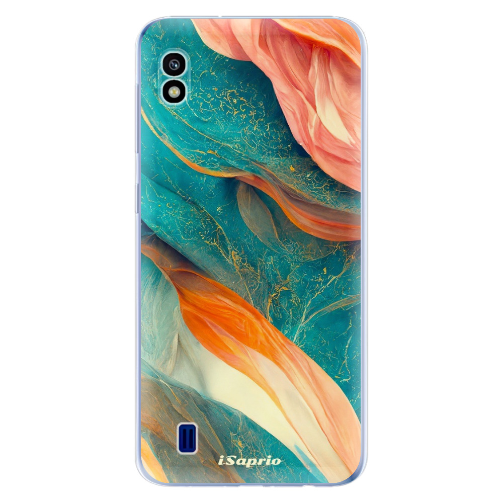 Odolné silikónové puzdro iSaprio - Abstract Marble - Samsung Galaxy A10