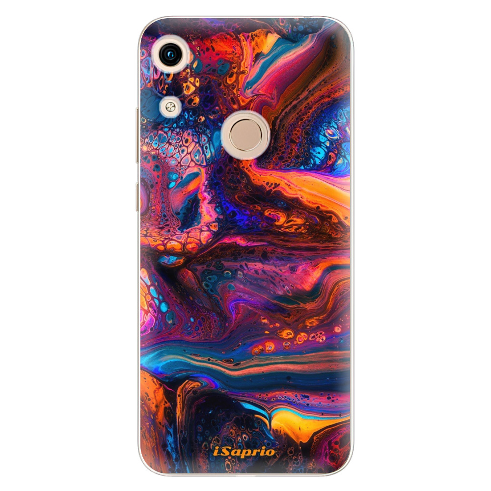 Odolné silikónové puzdro iSaprio - Abstract Paint 02 - Huawei Honor 8A