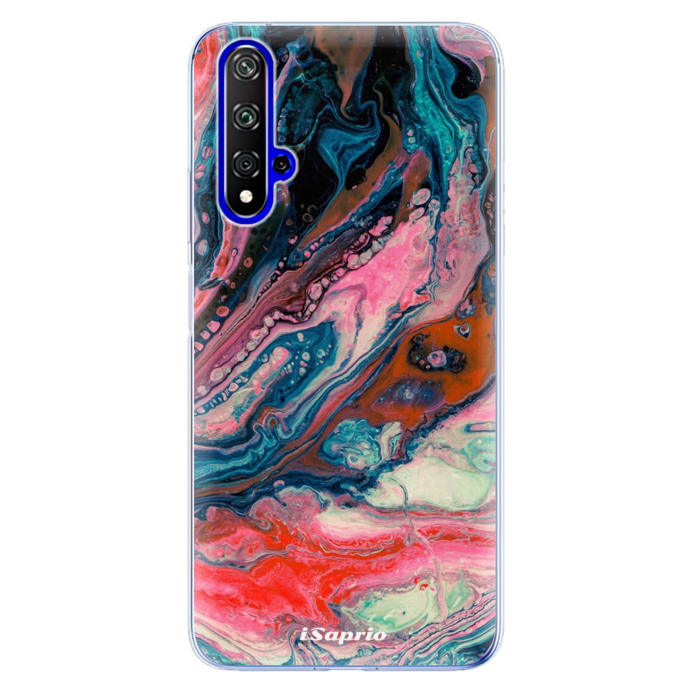 Odolné silikónové puzdro iSaprio - Abstract Paint 01 - Huawei Honor 20