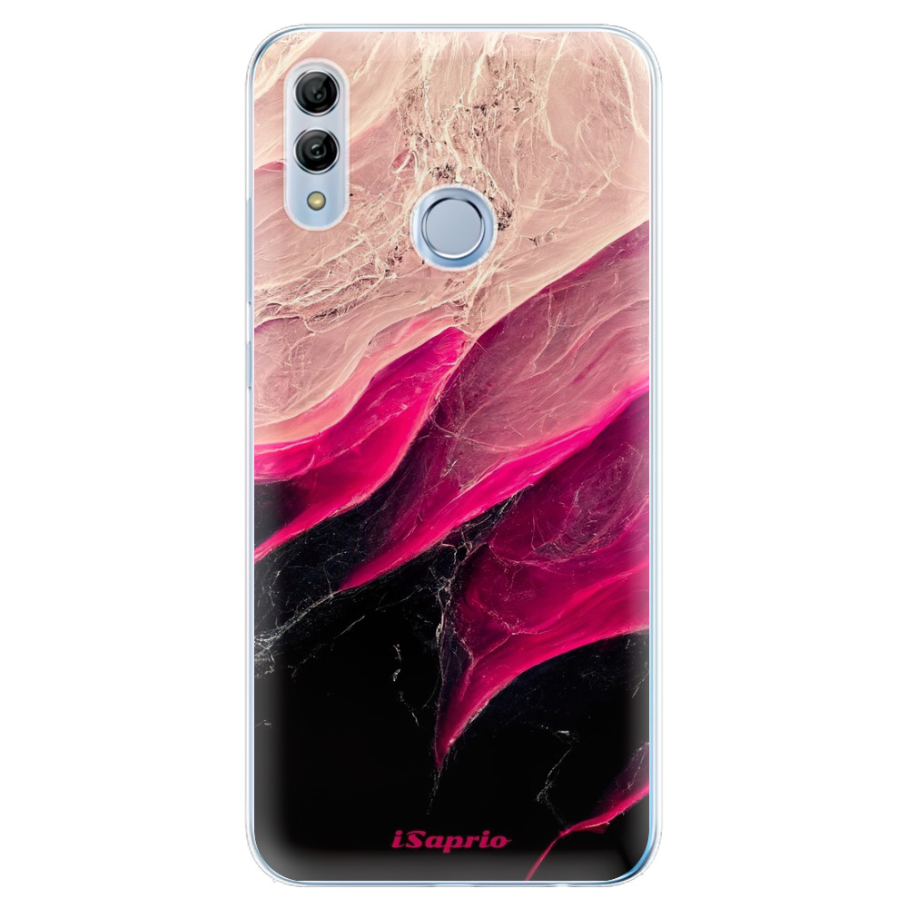 Odolné silikónové puzdro iSaprio - Black and Pink - Huawei Honor 10 Lite